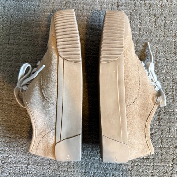 Freda Salvador Mia Platform Sneakers in Beige Suede (size 6.5) - Picture 2 of 5